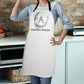 Personalized Boho Blue Moon Apron For Women, Baker Apron