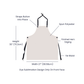 Personalized Rose Petal Women's Apron