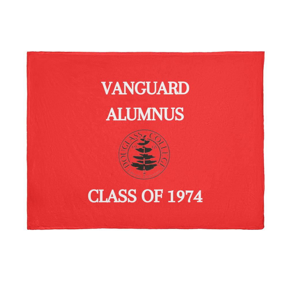 Douglass College Vangaurd Mink Touch Blanket