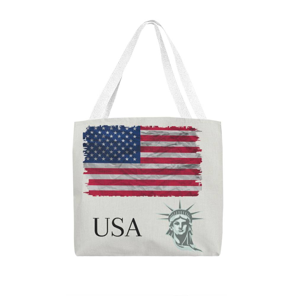 American Liberty Canvas Tote Bag