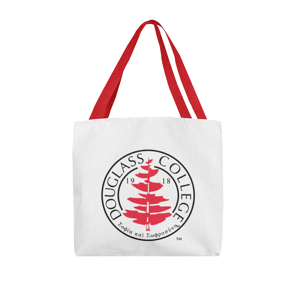 Douglass College Red Seal - White Tote Bag