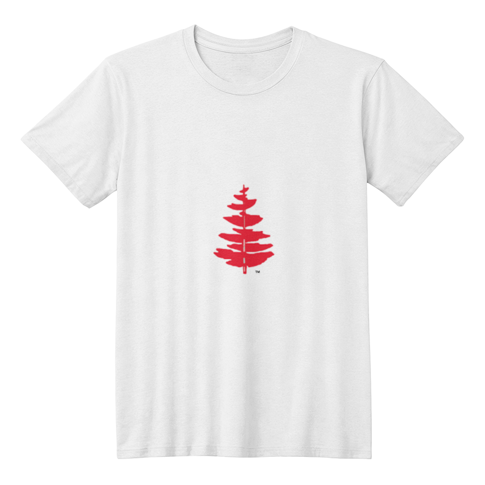Douglass College Fir Tree White Tee Shirt