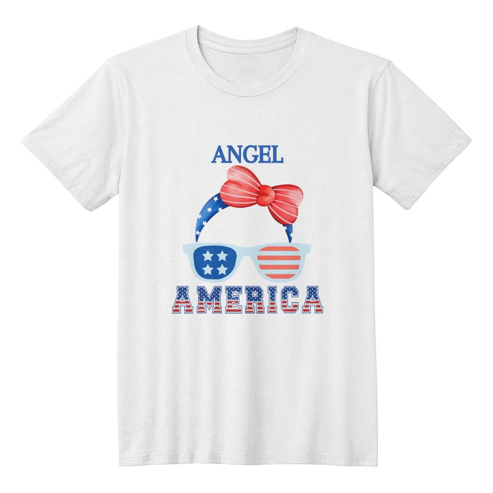 Personalized Ladies Fun Patriotic T-Shirt