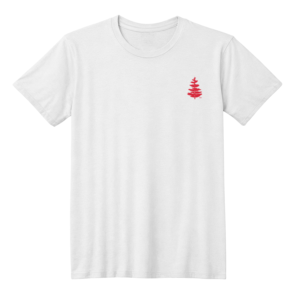 Douglass College Fir Tree - Bella + Canvas, Pocket Logo, Short Sleeve Tee shirt