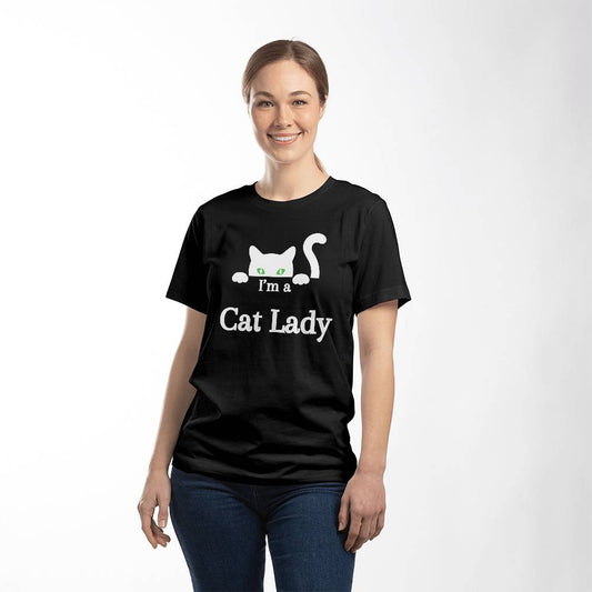 I'm A Cat Lady T-Shirt - Black Shirt