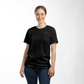 AADC Logo -  Bella + Canvas Pocket Logo, Short Sleeve Black Tee shirt