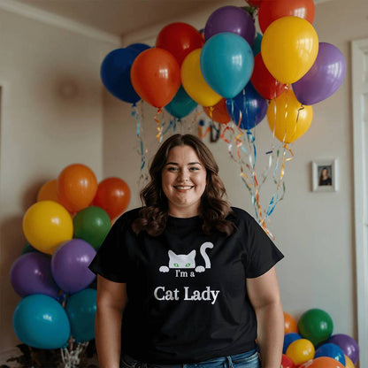 I'm A Cat Lady T-Shirt - Black Shirt