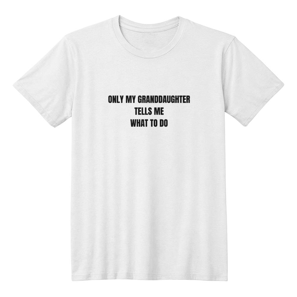 Grandfather-Granddaughter T-Shirt - White