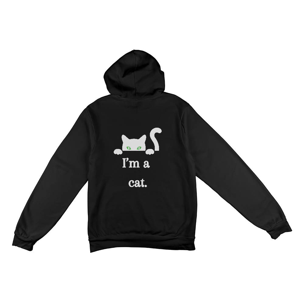 I am a cat Hoodie - White Cat