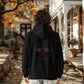 Unisex Pullover Spider Hoodie Black