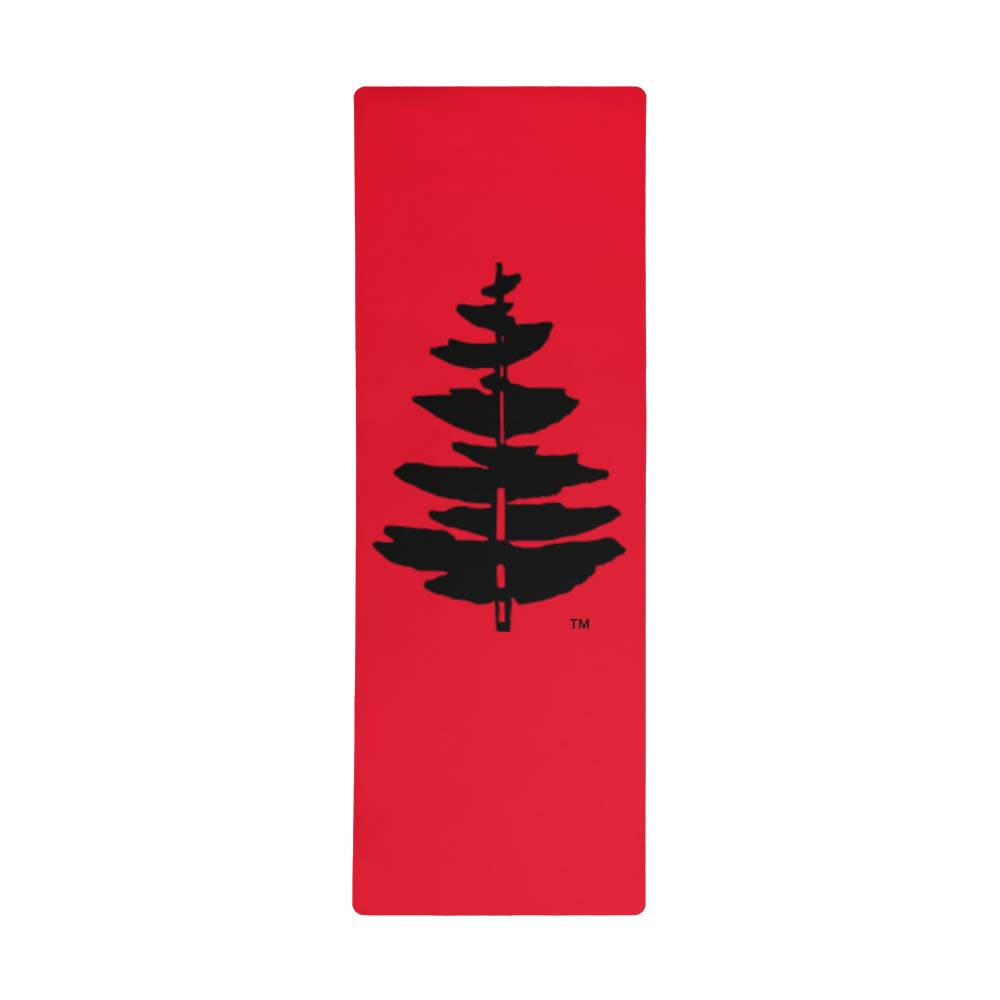 Douglass College Red Pine Tree - Red Yoga/Pilates Mat