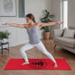 Douglass College Seal Logo Red Yoga/Pilates Mat