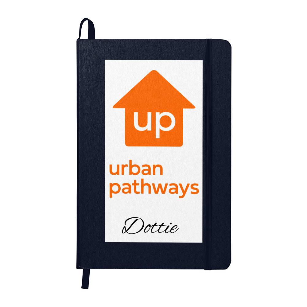 Urban Pathways Bound Journal - Orange Sample