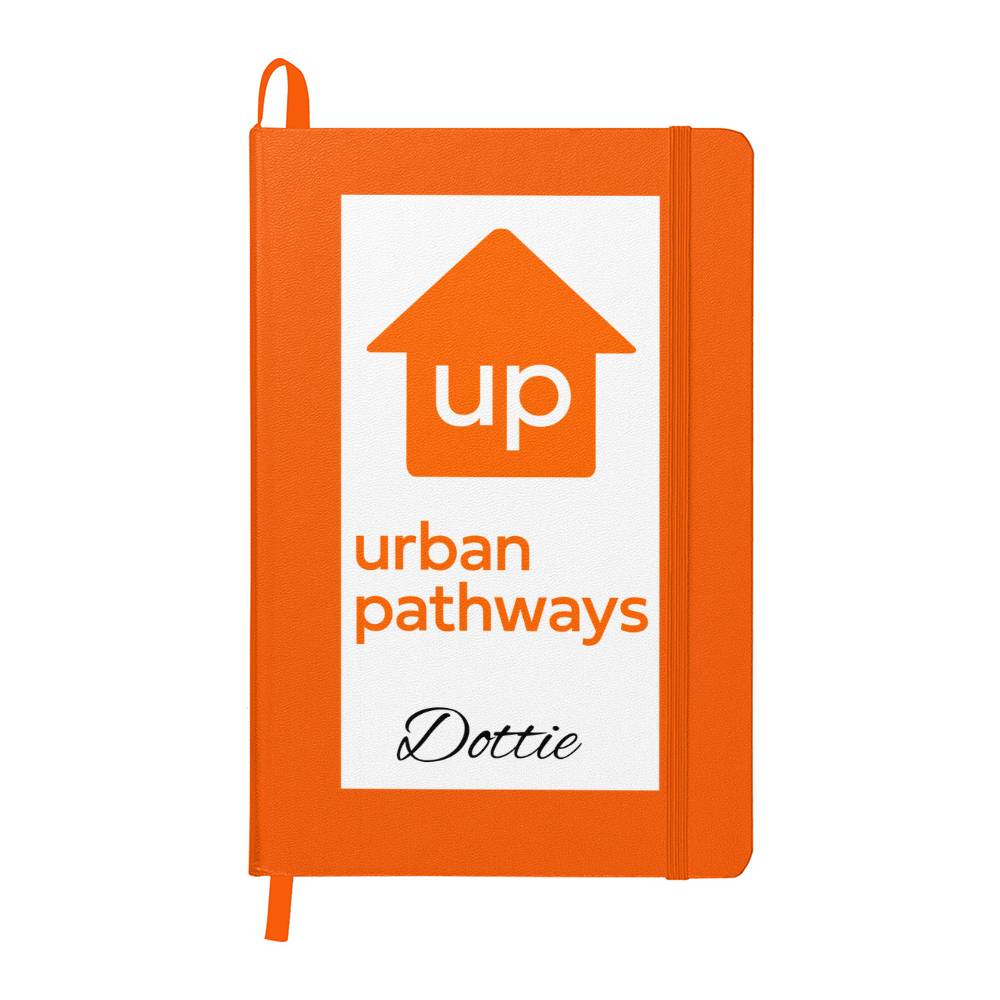 Urban Pathways Bound Journal - Orange Sample