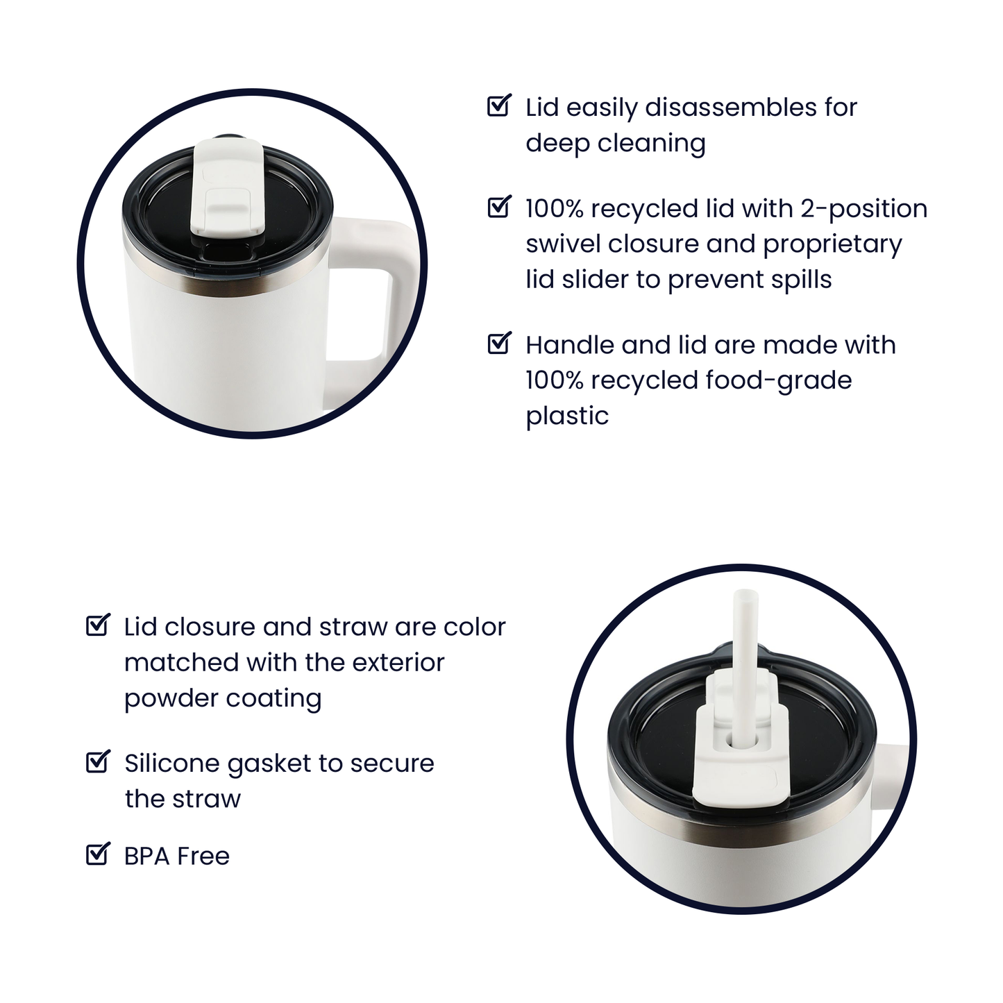 Douglass College Vanguard Alumnus Tumbler/Water Bottle - Class of 1975