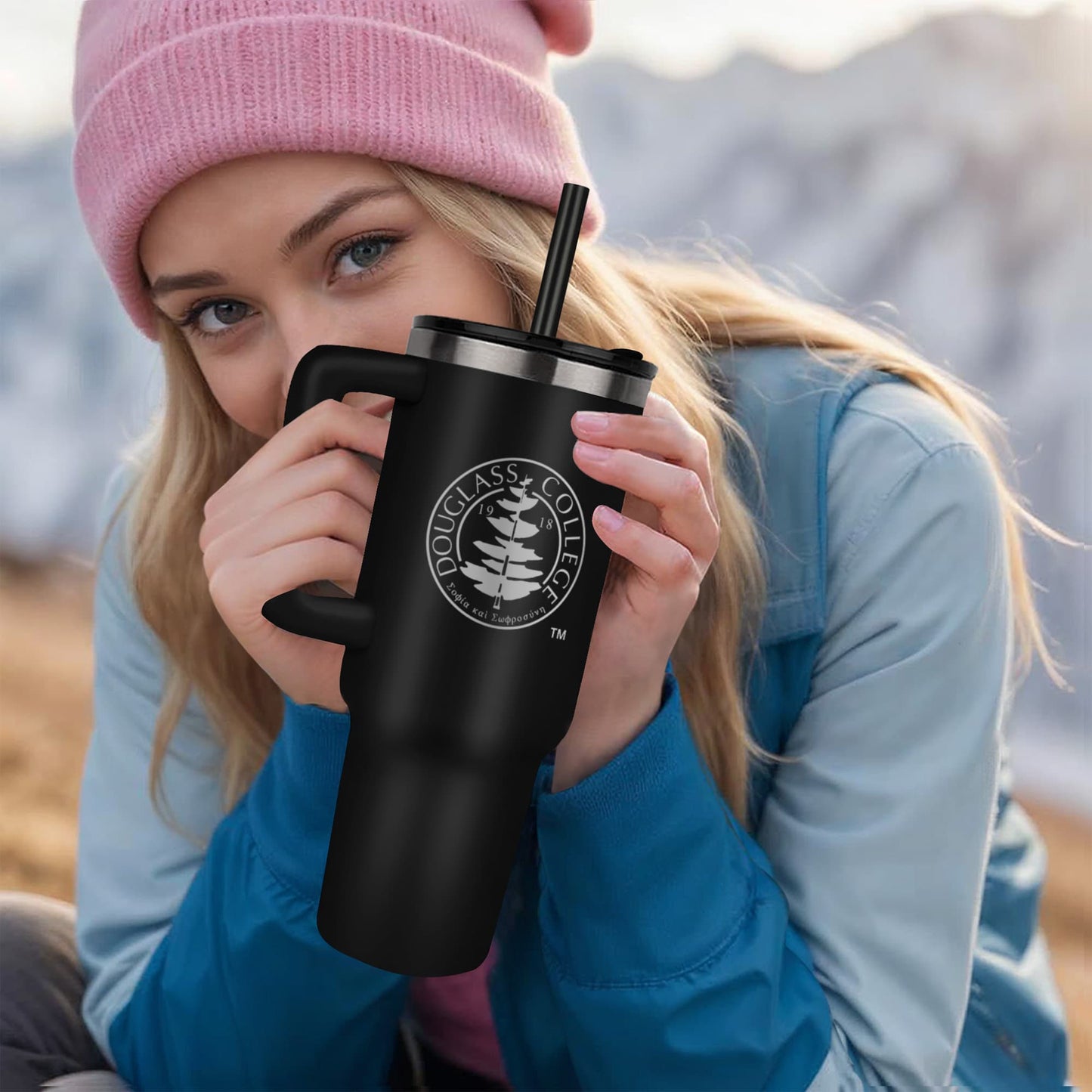 Douglass College Seal 40 oz Tumbler