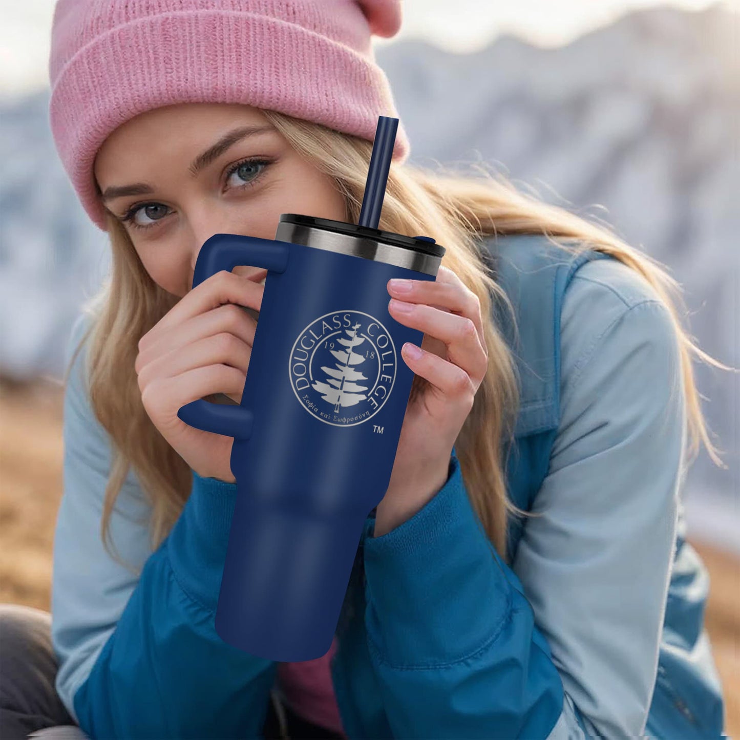 Douglass College Seal 40 oz Tumbler