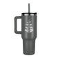 Douglass College Fir Tree Logo 40 oz  Tumbler