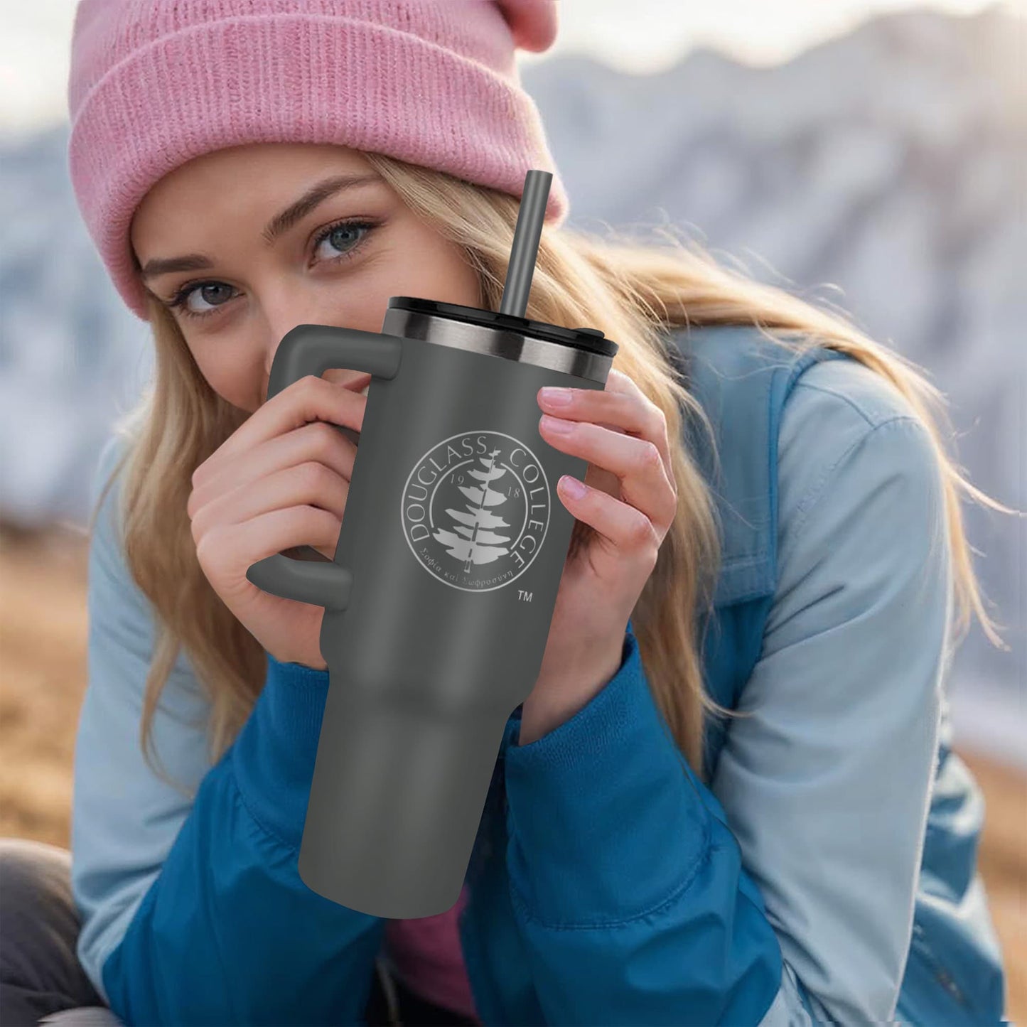 Douglass College Seal 40 oz Tumbler