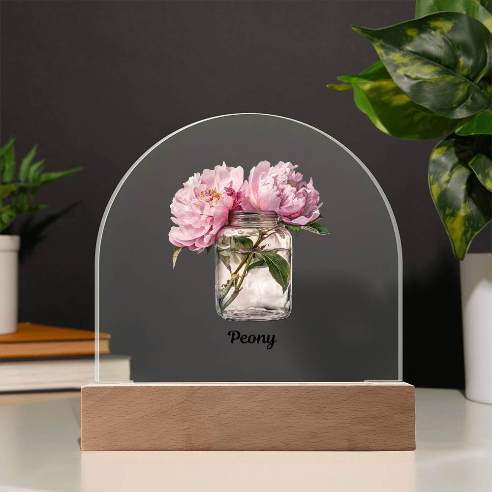 Peonies in a Jar For Andrew - Personalized