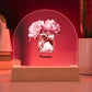 Peonys in a Jar Flowers In A Jar Forever Bouquet Domed Acrylic Plaque & Night Light For Emma