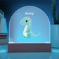 Personalized Dinosaur Acrylic Plaque Dome Night Light