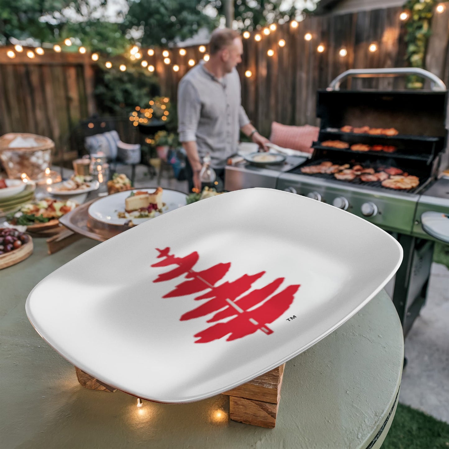 Douglass College Fir Tree Serving Platter