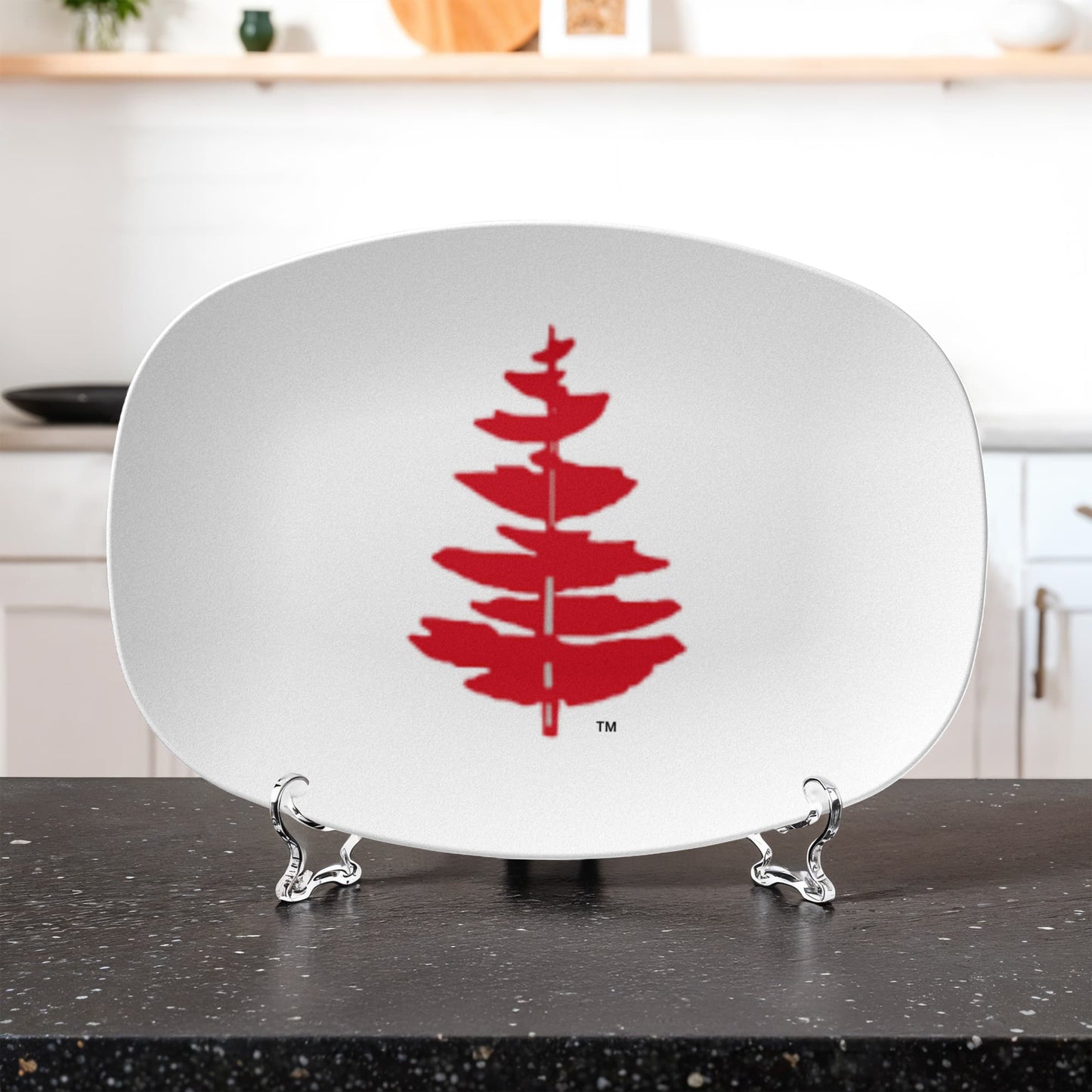 Douglass College Fir Tree Serving Platter
