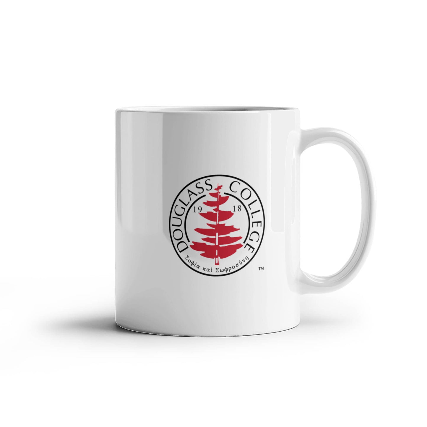 Douglass Collge Seal 11 oz White Mug