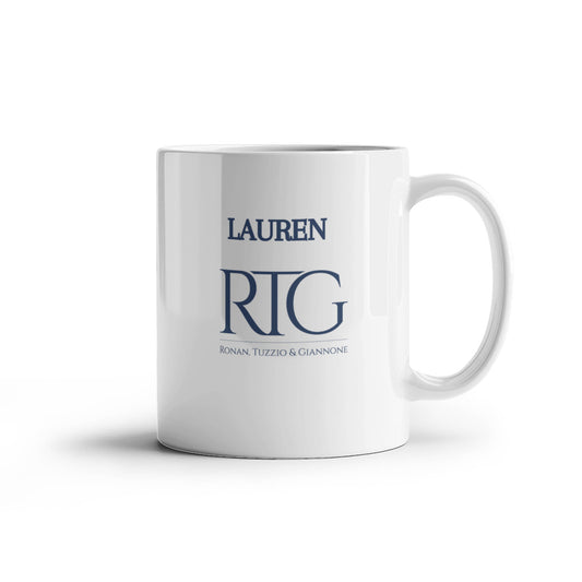 RTG White Ceramic Mug