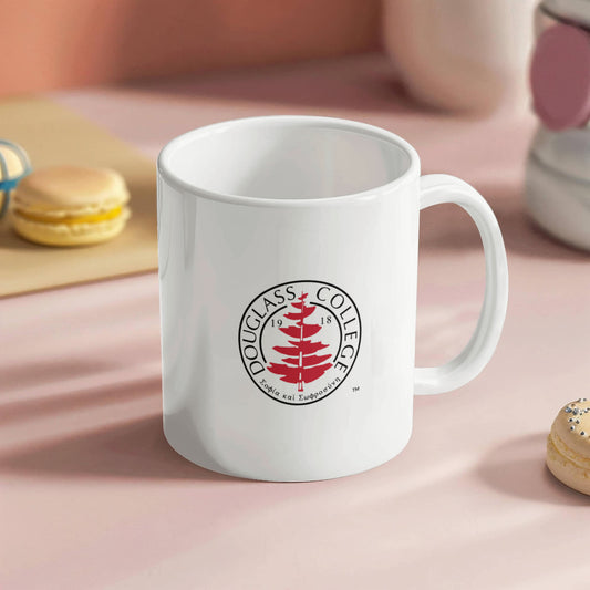 Douglass Collge Seal 11 oz White Mug