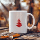 Douglass Fir Tree White 11 oz Mug