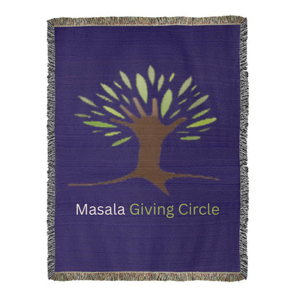 Masala Giving Circle Heirloom Woven Blanket Throw Sample