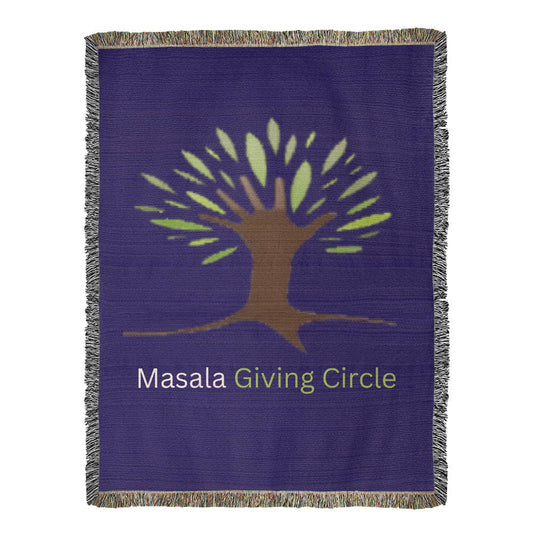 Masala Giving Circle Heirloom Woven Blanket Throw Sample