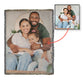 Your Photo Upload Heirloom Woven Blanket Throw (50X60)