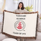 DOUGLASS COLLEGE VANGUARD ALUMNUS WOVEN BLANKET Throw - CLASS OF 1975