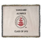 DOUGLASS COLLEGE VANGUARD ALUMNUS WOVEN BLANKET Throw - CLASS OF 1975
