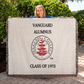 DOUGLASS COLLEGE VANGUARD ALUMNUS WOVEN BLANKET Throw - CLASS OF 1975