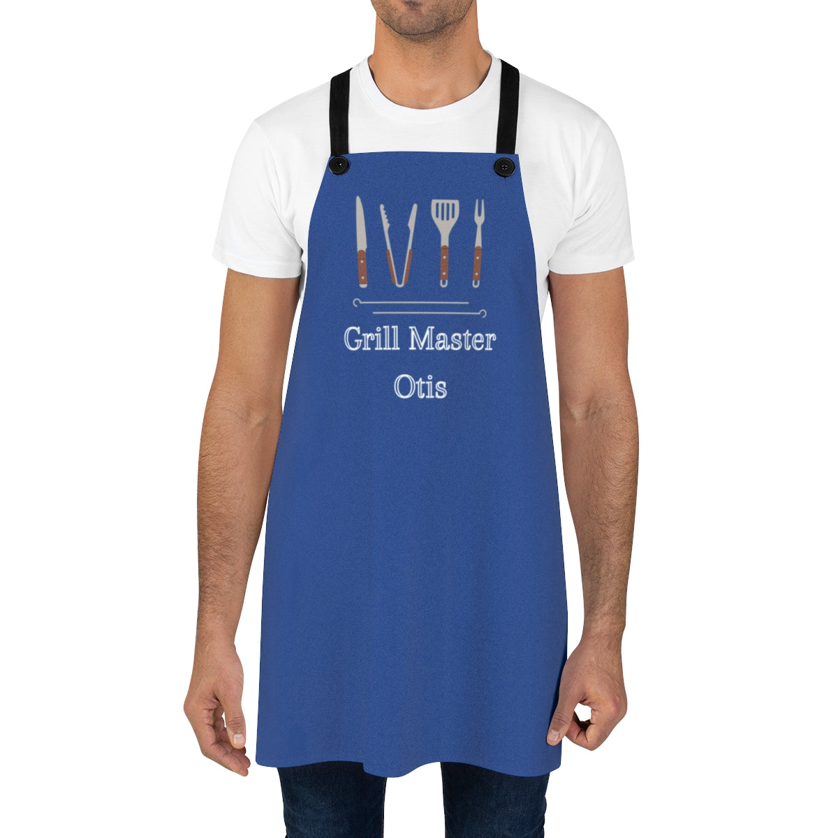 Grill Master Apron — Personalized "Grill Master BBQ Apron