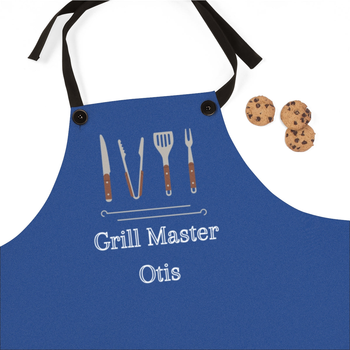Grill Master Apron — Personalized "Grill Master BBQ Apron