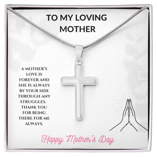 Stainless Cross for Mother's Day